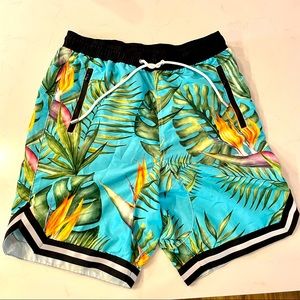 MC2 Saint Barth Tropical print board short